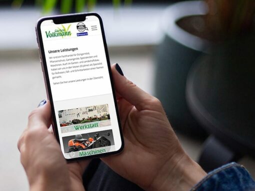 Webseite „Garten Volkmann“