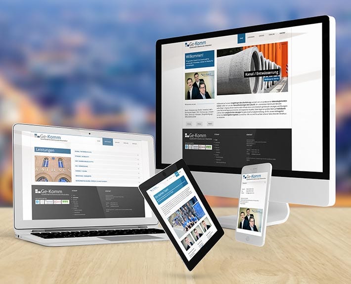 Responsive Webdesign CMS Design Osnabrück Ge-Komm
