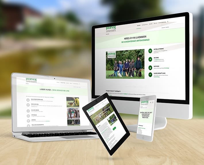 Responsive Webdesign Hundeinternat Antonienwald
