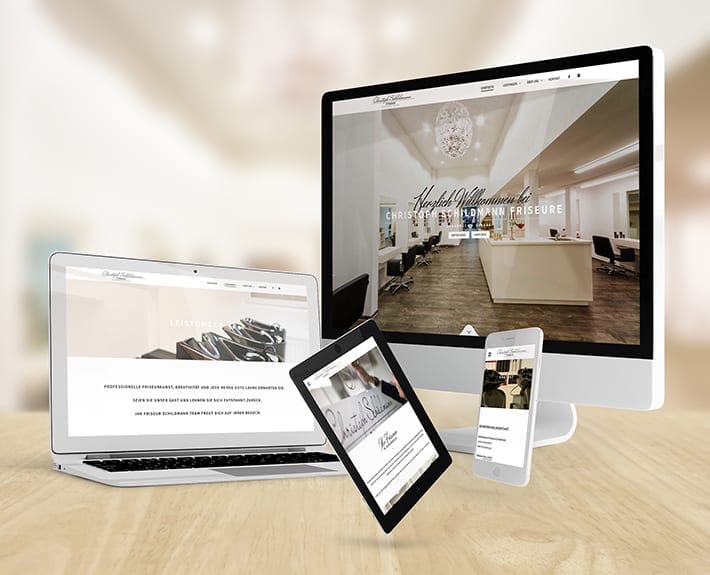 Responsive Webdesign Schildmann Friseure Osnabrück