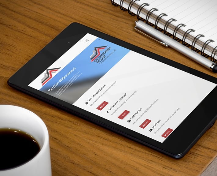 Responsive Webdesign Osnabrück Baugenossenschaft