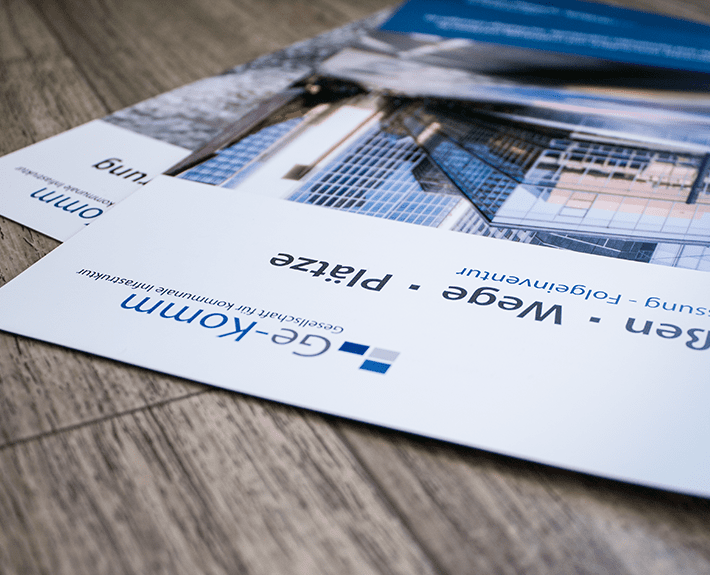 Folder Flyergestaltung Osnabrück Ge-komm