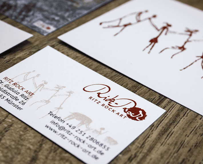 Visitenkarte Corporate Design Ritz Rock Art