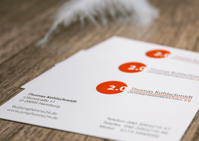 Visitenkarten „Junghenne 24“