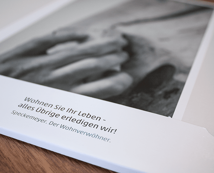 Mappe bedrucken lassen Osnabrück Speckemeyer