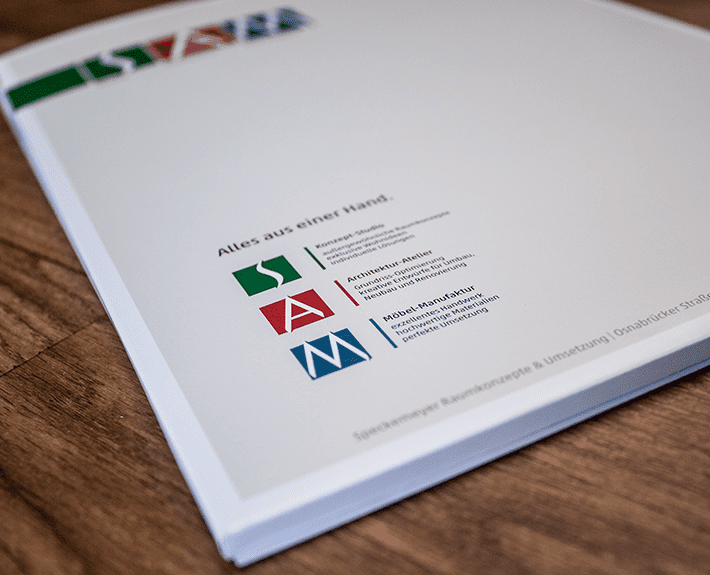 Mappe bedrucken lassen Osnabrück Speckemeyer