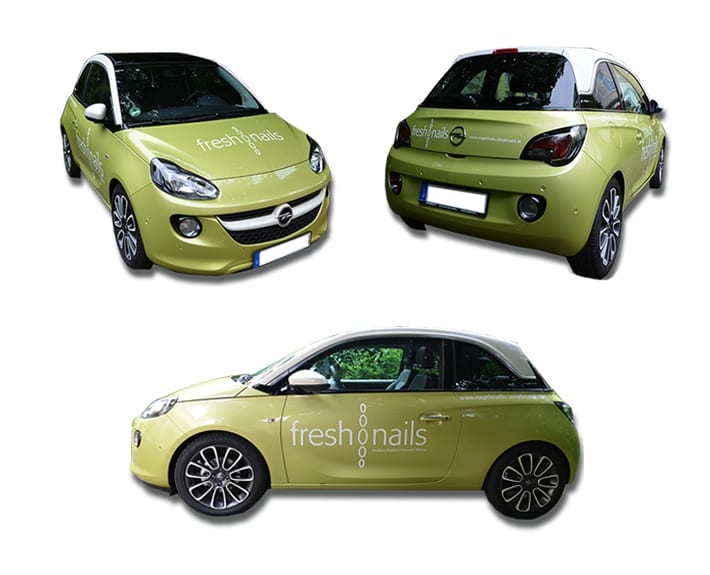 Fahrzeugbeschriftung Freshnails Osnabrück