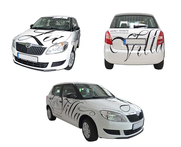 Fahrzeugbeschriftung Osnabrück La Villa