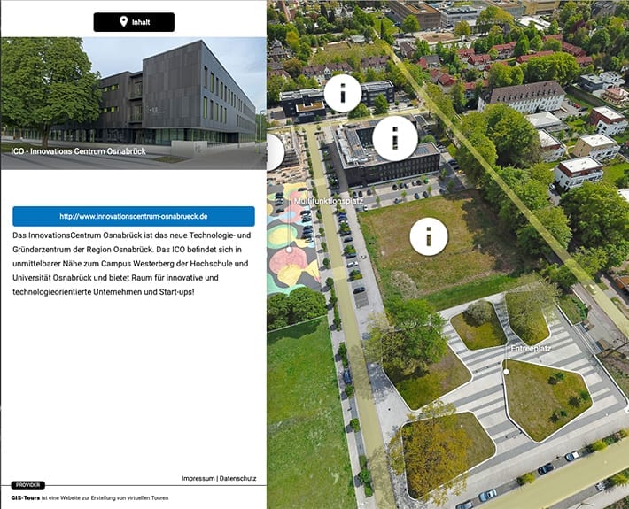 360° Tour Wissenschaftspark Osnabrück ICO