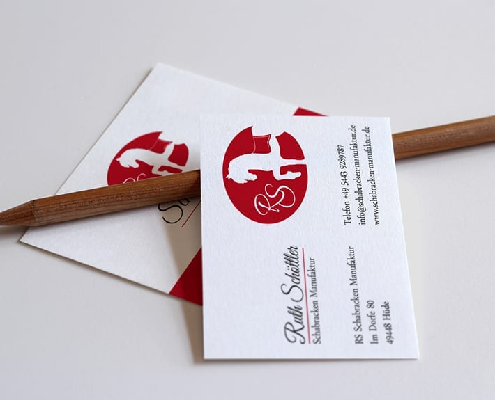 Visitenkarte Schabracken Manufaktur