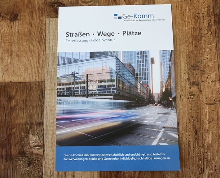 Folder Flyer Broschüre Osnabrück Ge-Komm