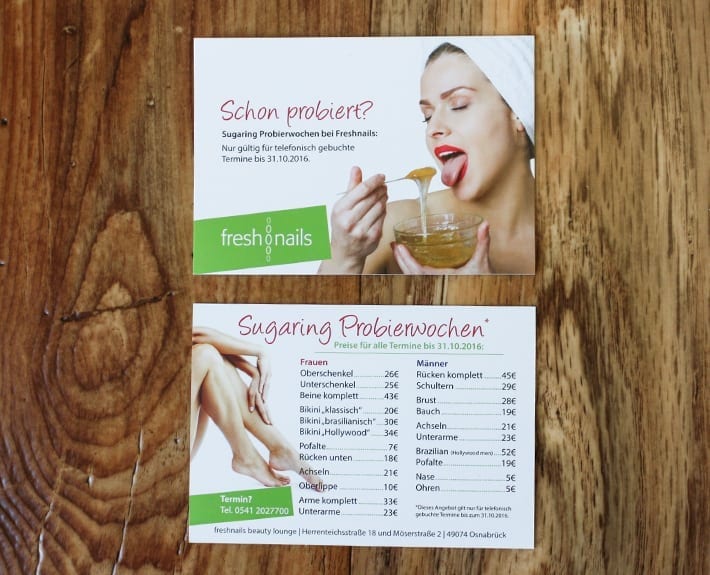 Terminkarte Freshnails Osnabrück