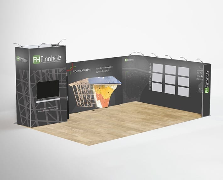 Messestand FH Finnholz Messestandgestaltung Osnabrück