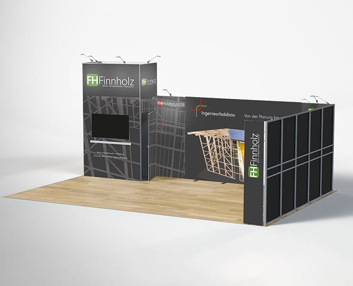 Messestand FH Finnholz Messestandgestaltung Osnabrück