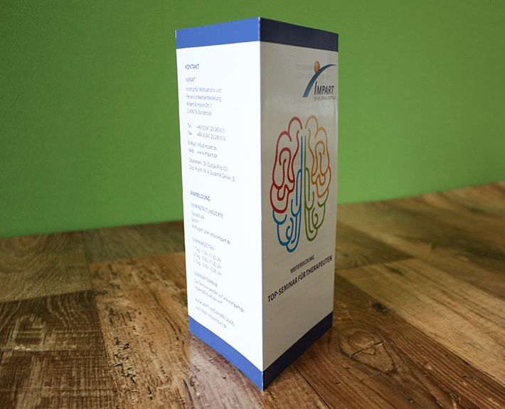 Folder Flyergestaltung Osnabrück Impart