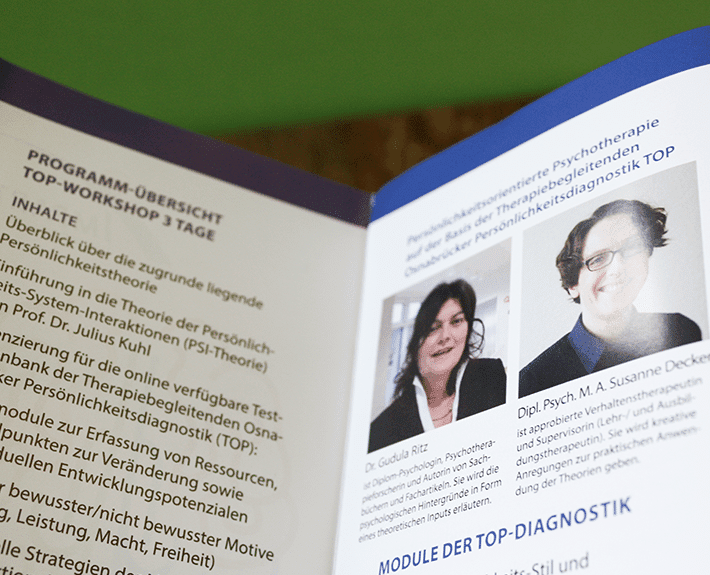 Folder Flyergestaltung Osnabrück Impart