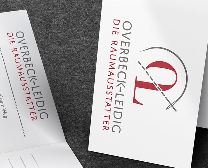 Visitenkarte Corporate Design Overbeck-Leidig