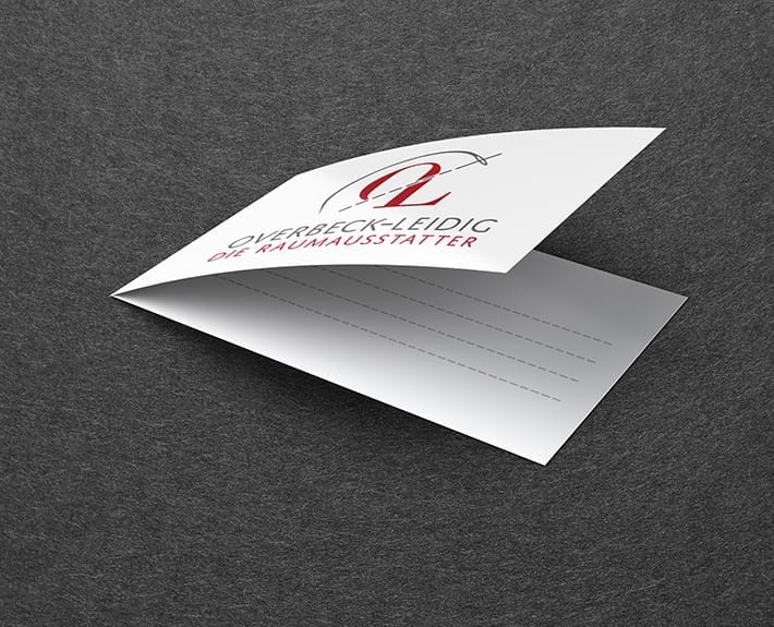 Visitenkarte Corporate Design Overbeck-Leidig