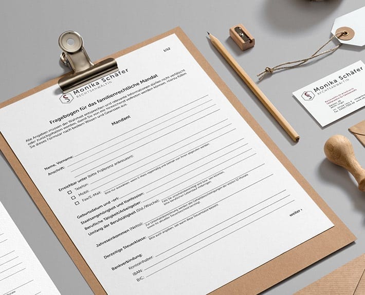 Formular Werbeagentur Osnabrück Monika Schäfer