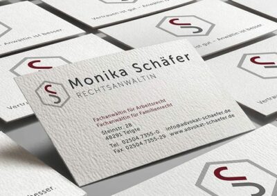 Printmedien „Rechtsanwältin Monika Schäfer“