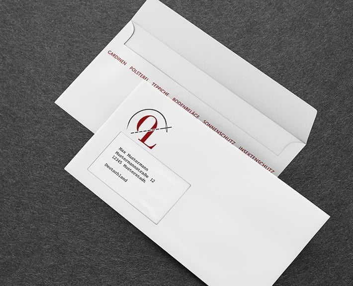 Briefumschlag Geschäftsausstattung Osnabrück Overbeck Leidig