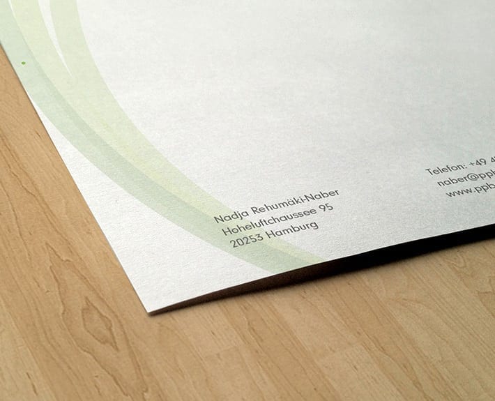 Briefpapier Werbeagentur Osnabrück Psychoonkologische Beratung