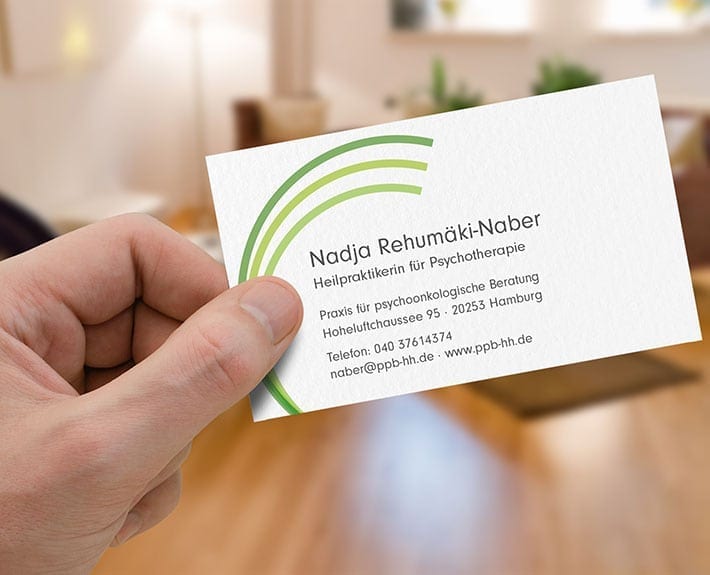 Visitenkarte Corporate Design Osnabrück Nadja Rehumäki