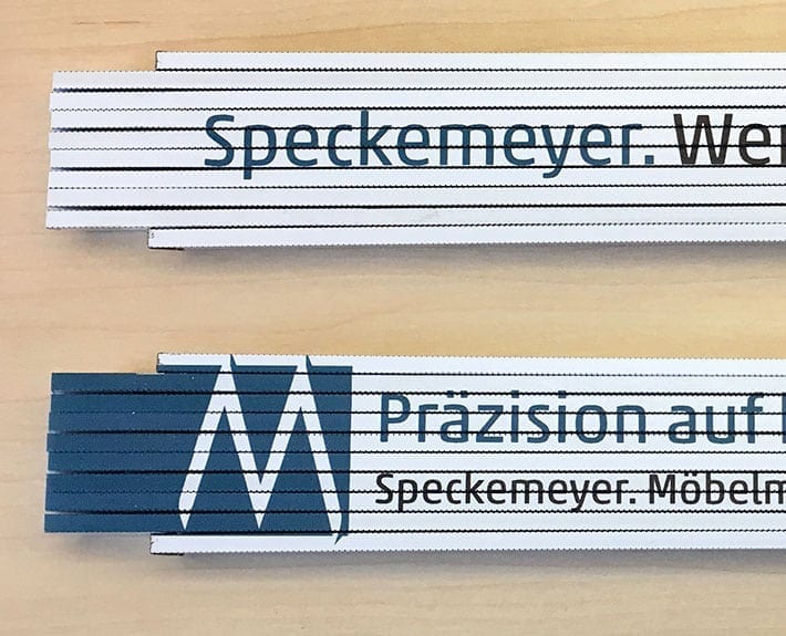 Zollstock Give-Away Speckemeyer