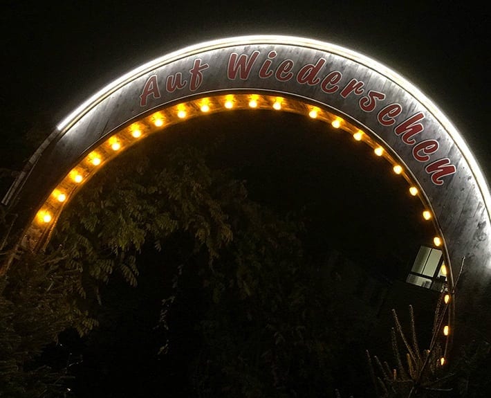 Weihnachtsmarkt Bogen Rückseite Werbetechnik Osnabrück