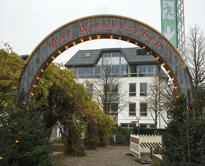 Weihnachtsmarkt Bogen Rückseite Werbetechnik Osnabrück