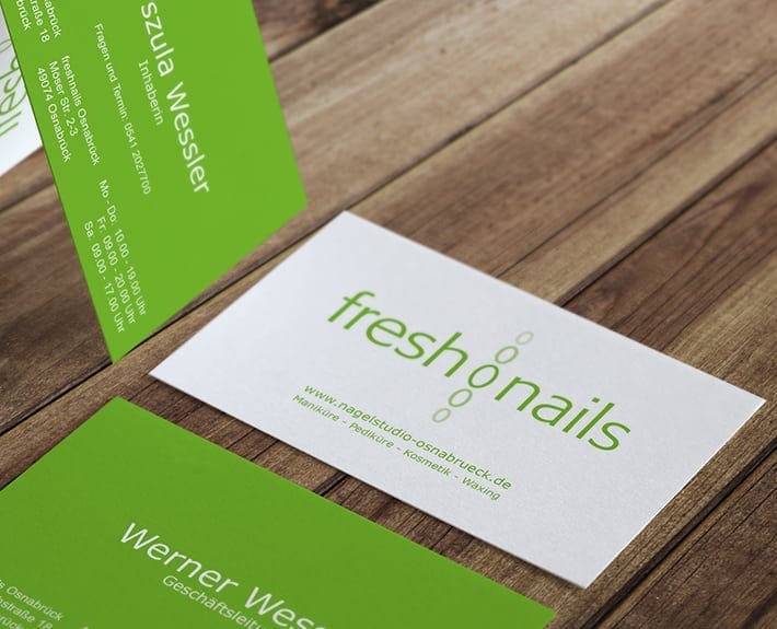 Logo Corporate Design Freshnails Osnabrück