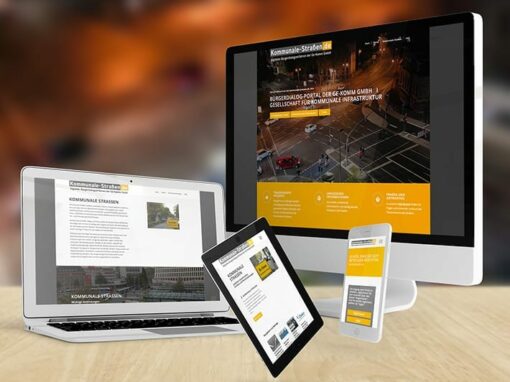 Webseite „Kommunale Straßen“