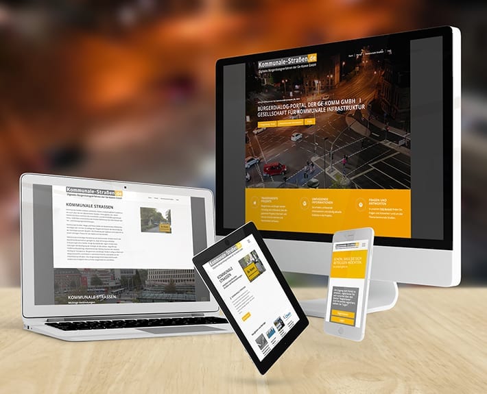 Responsive Design Kommunale-Straßen
