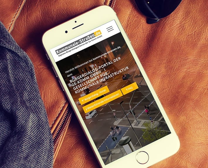 Responsive Design Kommunale-Straßen