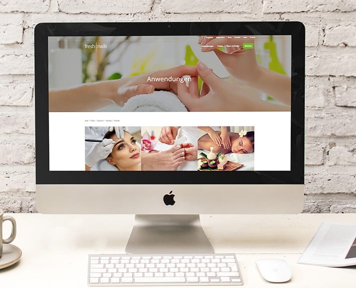 Webdesign Freshnails Osnabrück