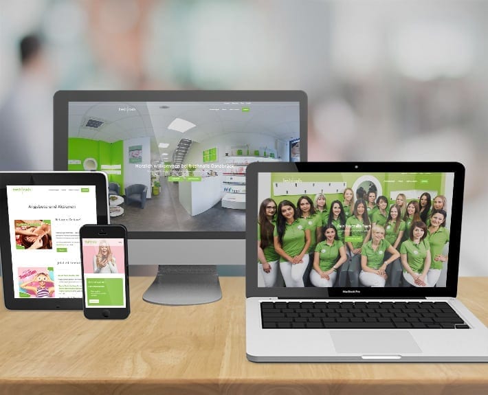 Responsive Webdesign Freshnails Osnabrück