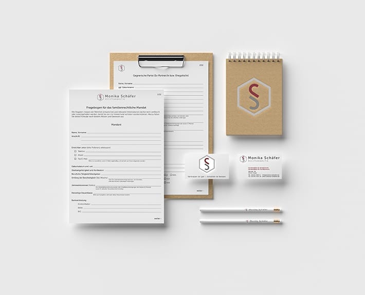 Branding Anwältin Monika Schäfer