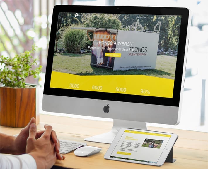 Responsive Webdesign Tronos Advergy
