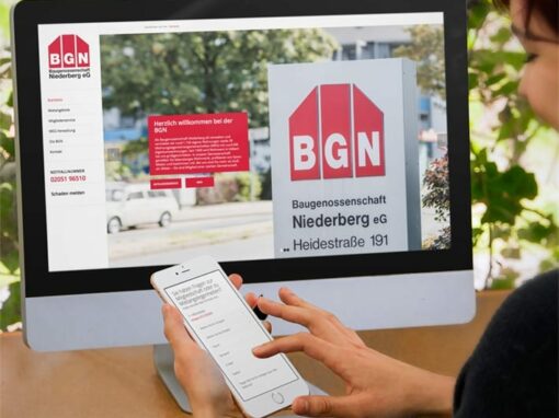 Webseite „BGN“