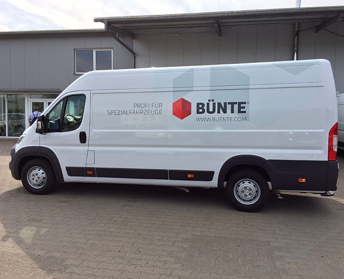 Fahrzeugbeschriftung Buente