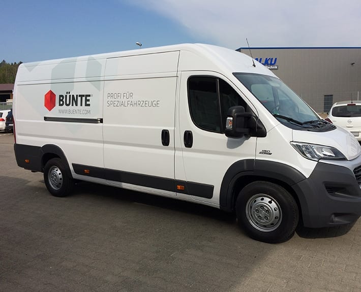 Fahrzeugbeschriftung Buente