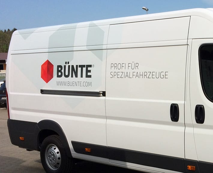 Fahrzeugbeschriftung Buente