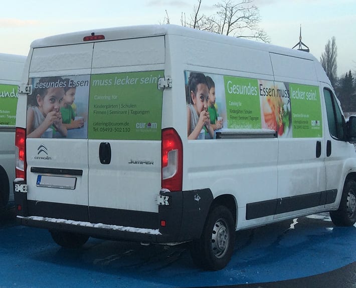 Fahrzeugbeschriftung Flottenbeschriftung Curom