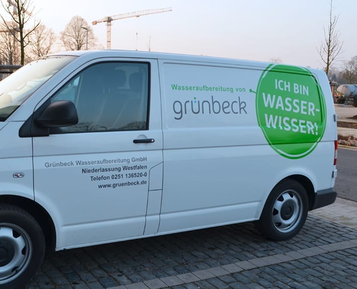 Fahrzeugbeschriftung Grünbeck