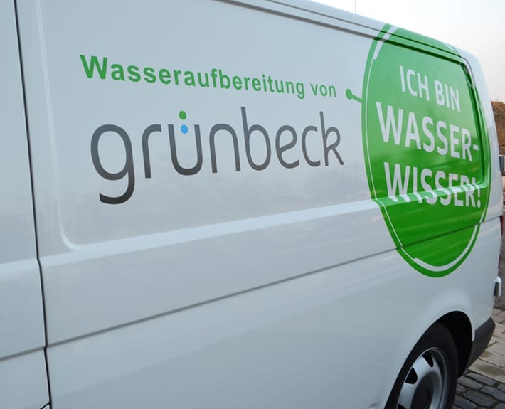 Fahrzeugbeschriftung Grünbeck