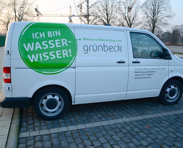 Fahrzeugbeschriftung Grünbeck