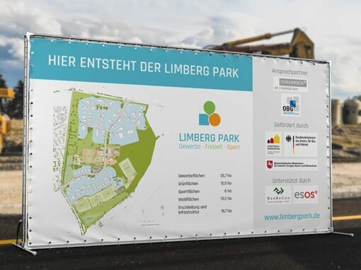 Bauschild „Limberg Park“