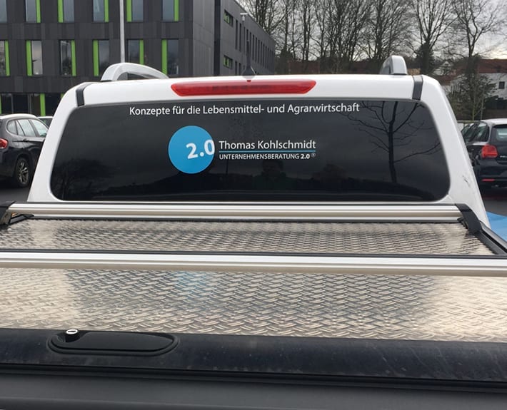 Unternehmensberatung 2.0 Fahrzeugbeschriftung gestalten Osnabrück