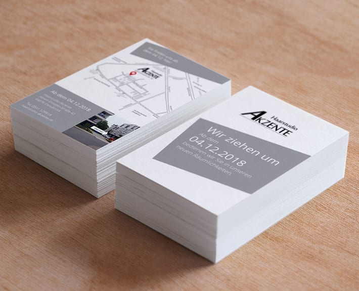 Flyer Haarstudio Akzente