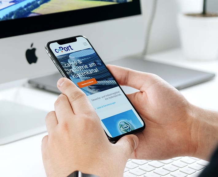 Responsive Webdesign c-Port Motion Media Webdesign Osnabrück